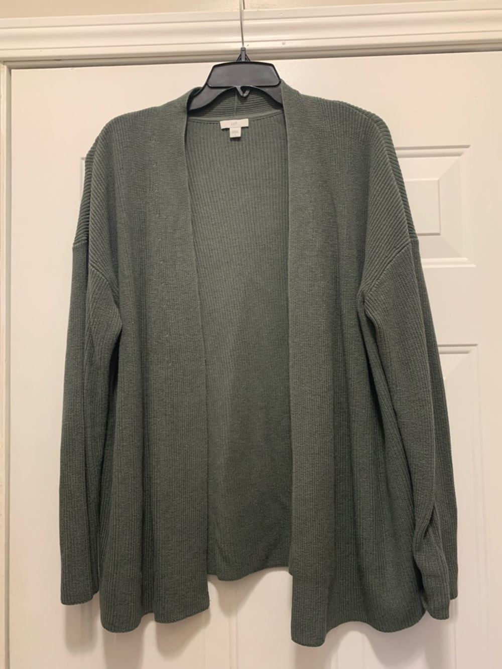 3/$15 J. Jill Green Open-Front Cardigan Size Large